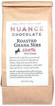 Roasted Ghana Nibs 225 grams